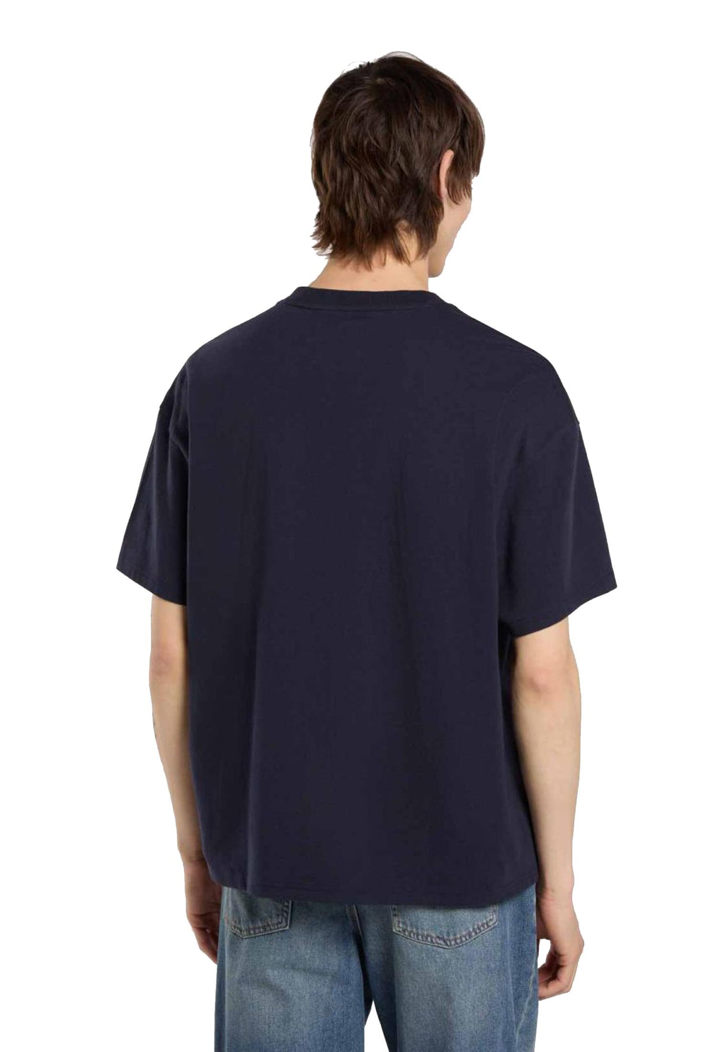 T-shirt girocollo blu cotone Forth Shaw Dickies A25 DK0A87QSL181 DKL18DKL18 DICKIES 