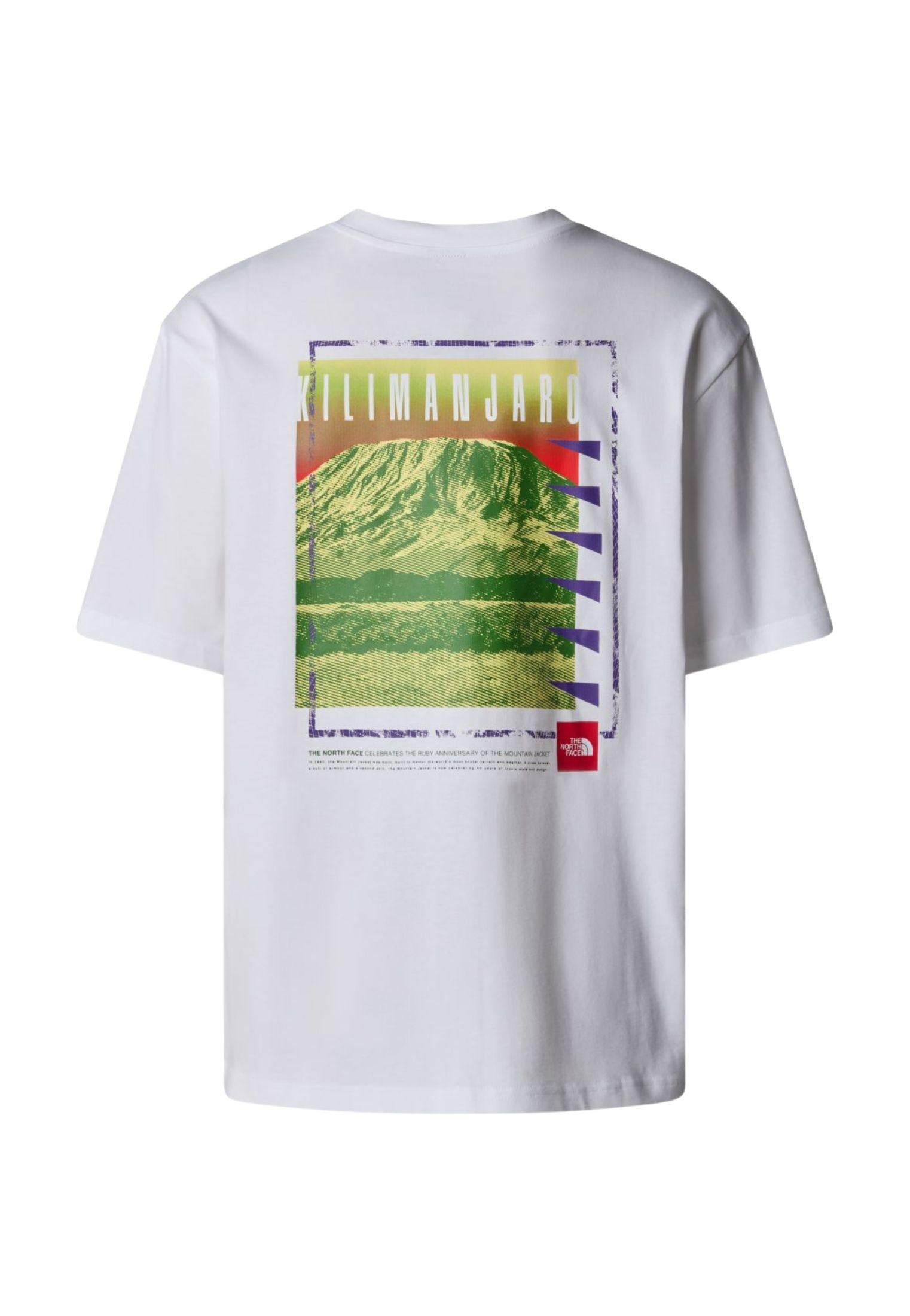 T-shirt Axis oversizes bianco The North Face P25 NF0A8C1RFN41 NFFN4NFFN4 THE NORTH FACE 