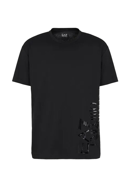 T-shirt girocollo unisex nera EA7 A23