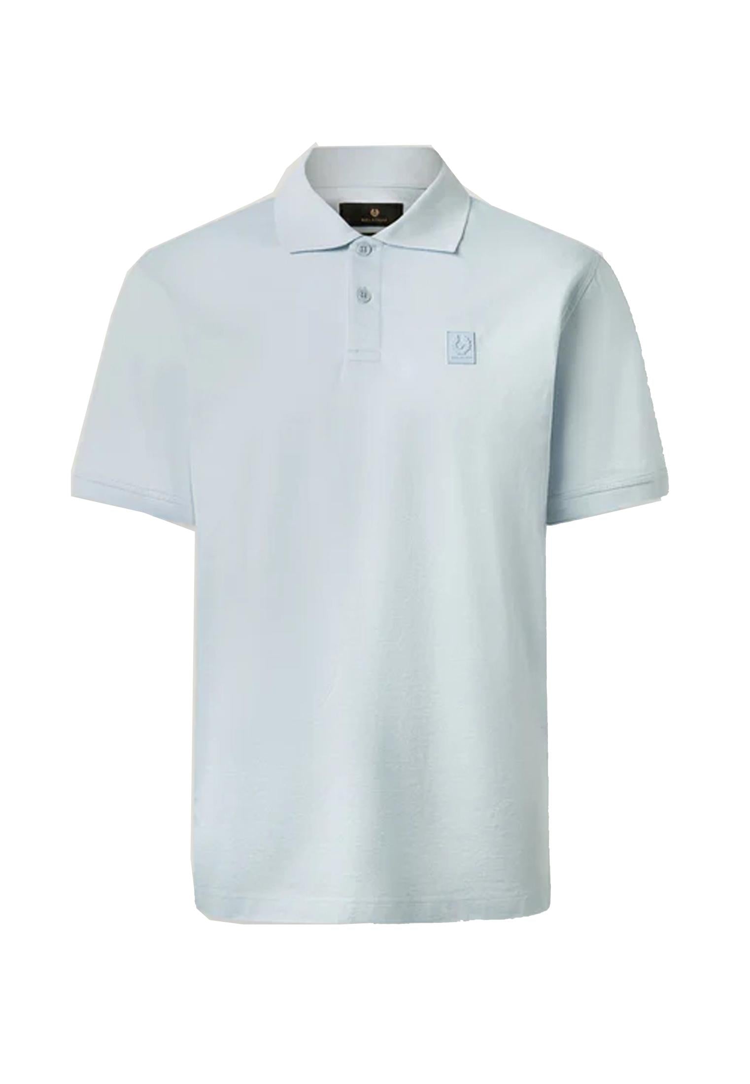 Polo cotone azzurro Steel Belstaff P26 106040 Sky BlueSky Blue BELSTAFF 