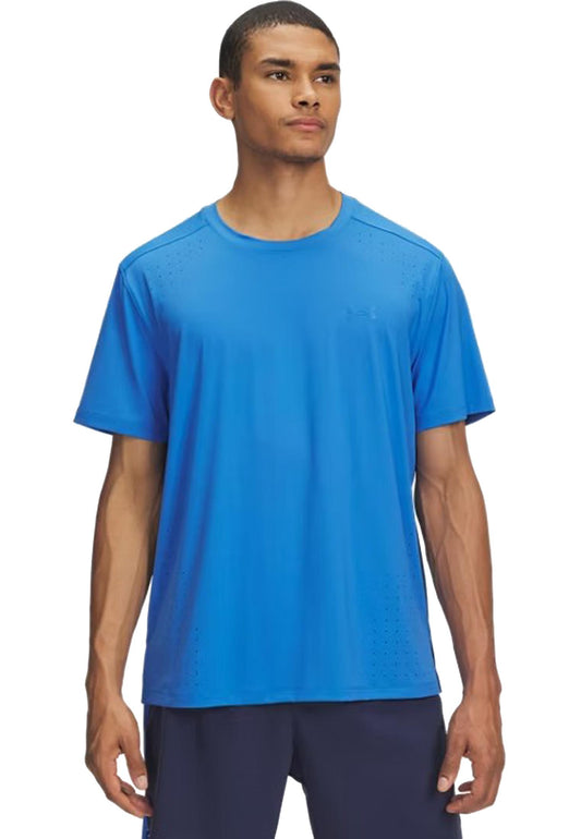 T-shirt girocollo blu Launch Elite Under Armour A25 77-1389802 04020402 UNDER ARMOUR 