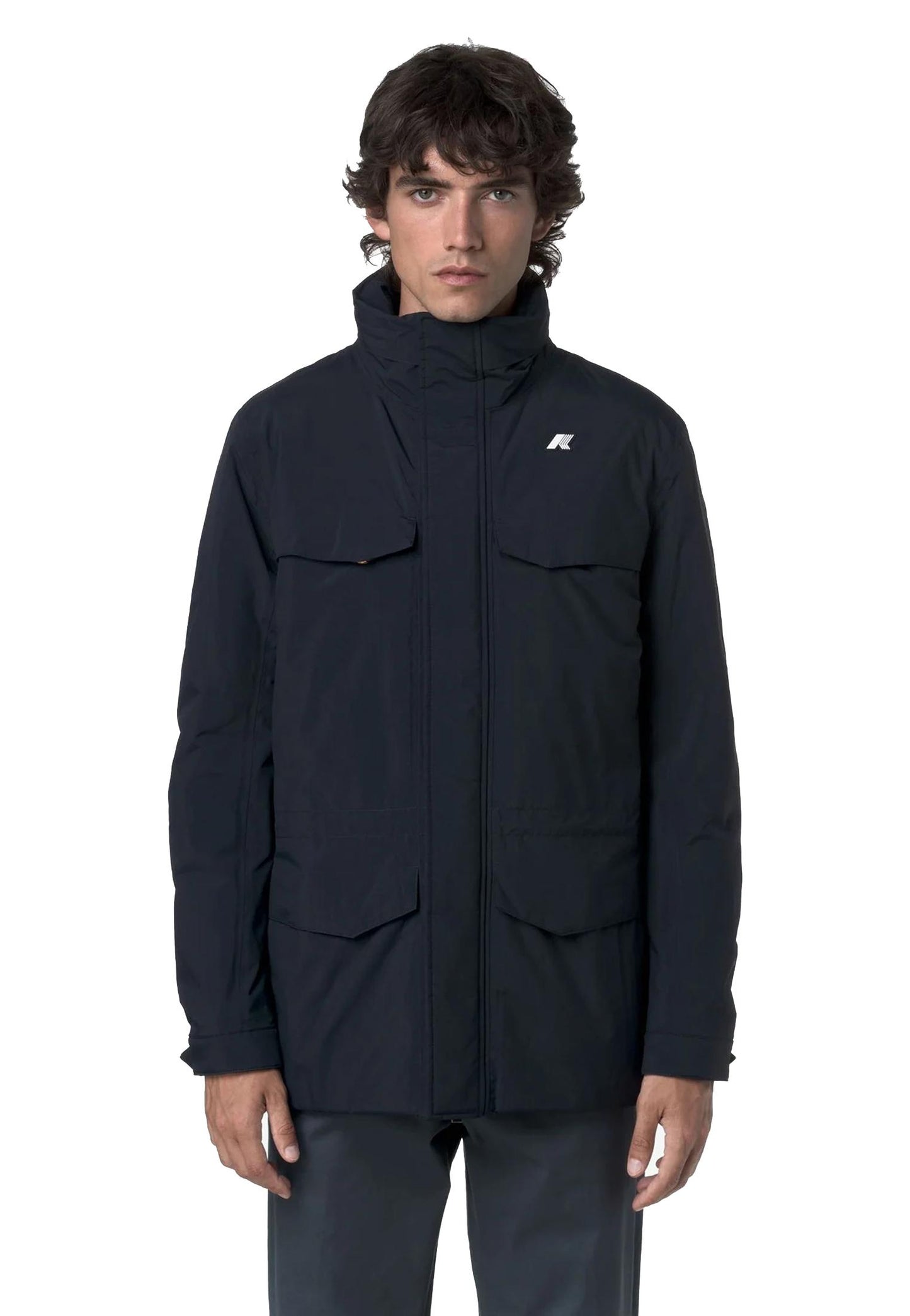 Giacca impermeabile blu Manuel Warm K-way A25 K8136VW K89K89 K-WAY 