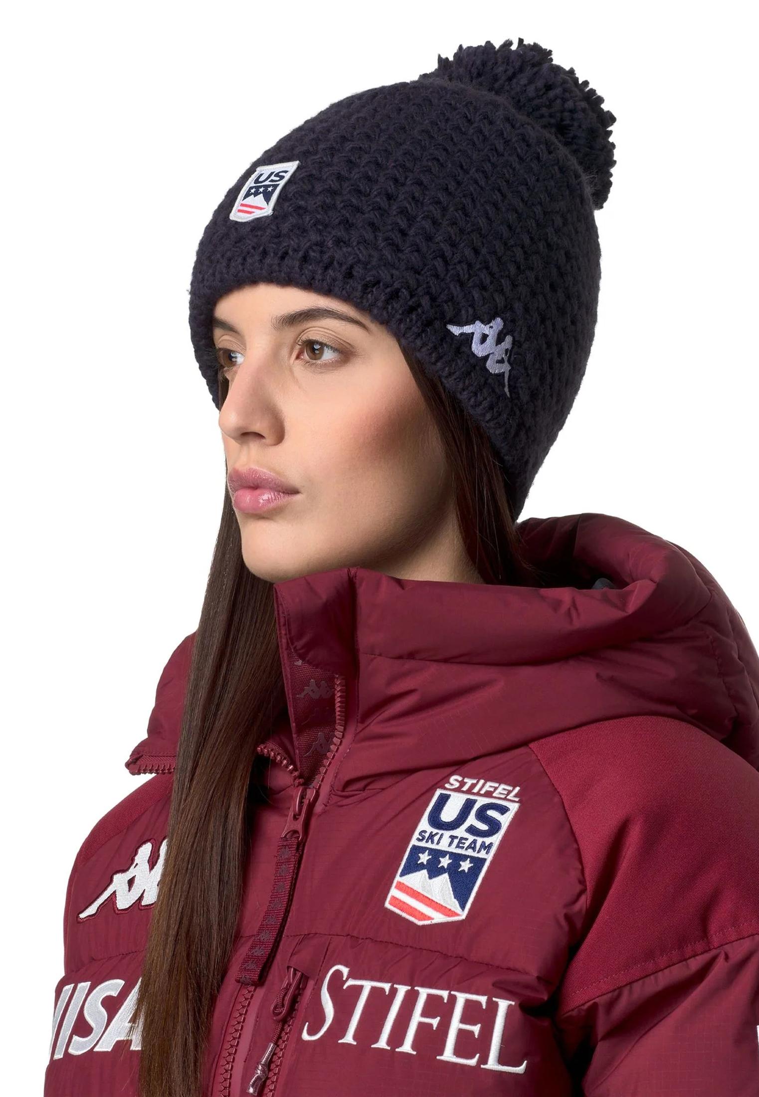 Berretto invernale unisex blu Flock3 US Kappa A25 351P25W XVXXVX KAPPA SKI 