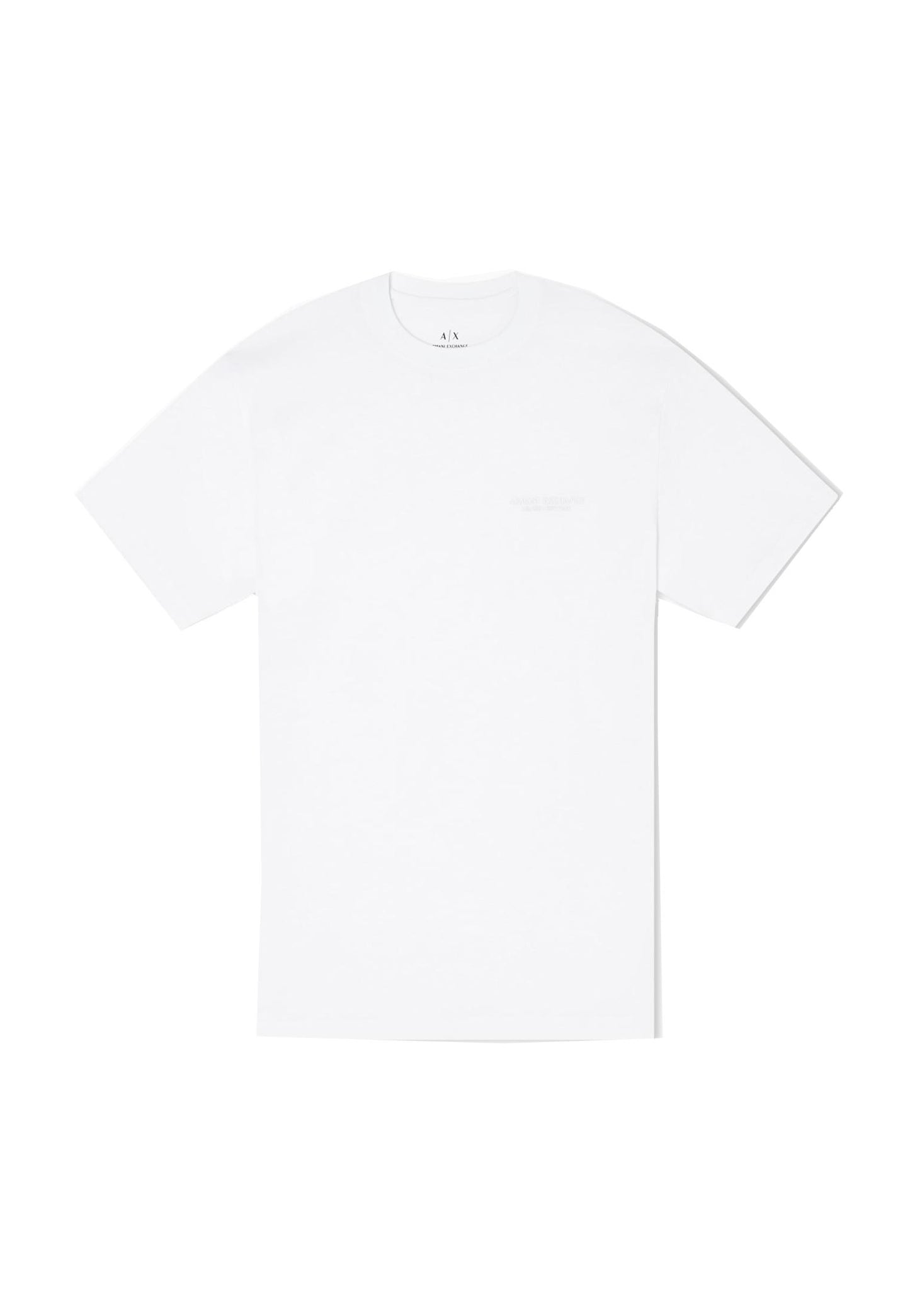 T-shirt bianca girocollo cotone logo minimal cuore regular fit Armani Exchange A25 XM001281 AF10361 U0002U0002 ARMANI EXCHANGE 