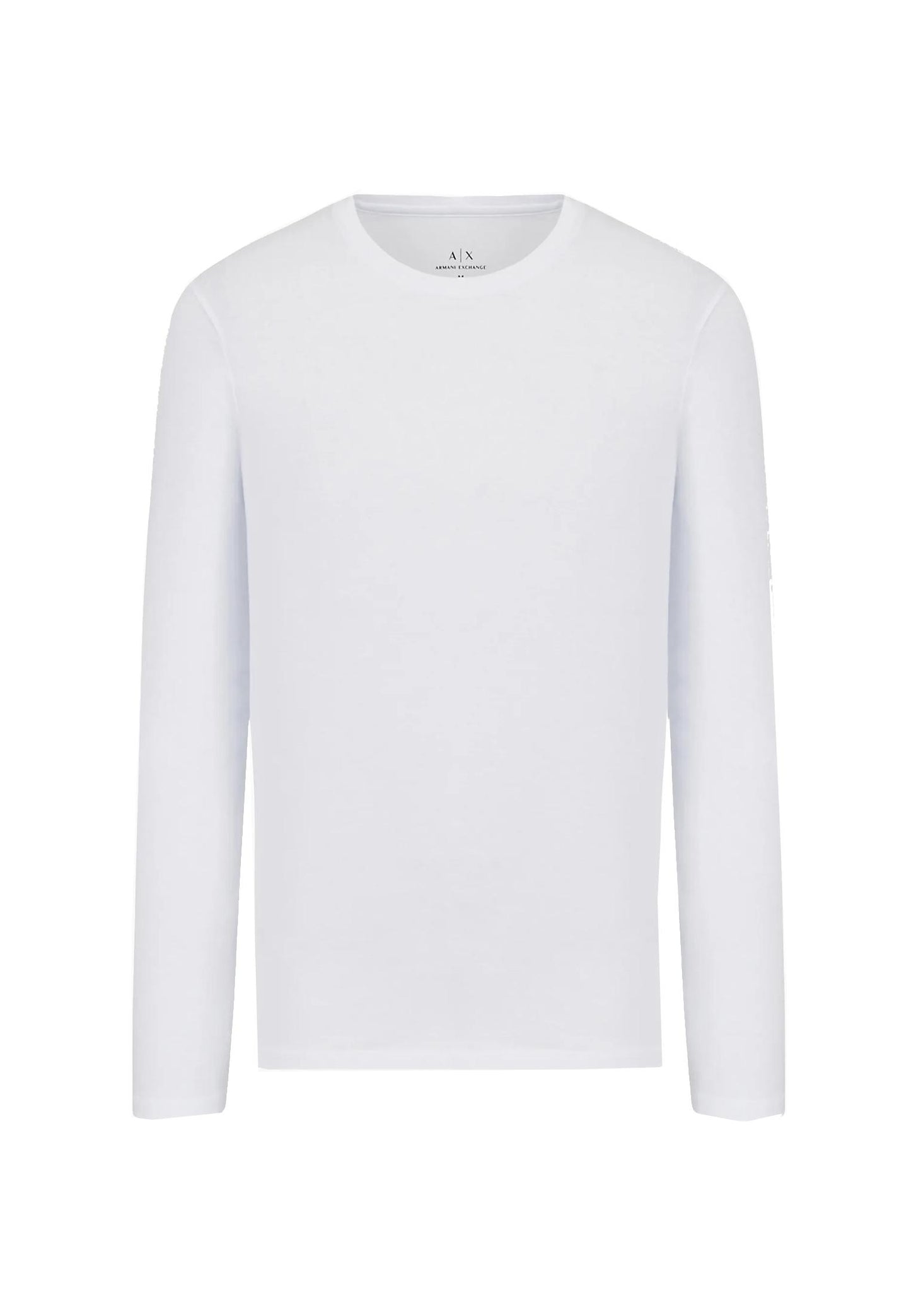 T-shirt basic bianca maniche lunghe Armani Exchange P24