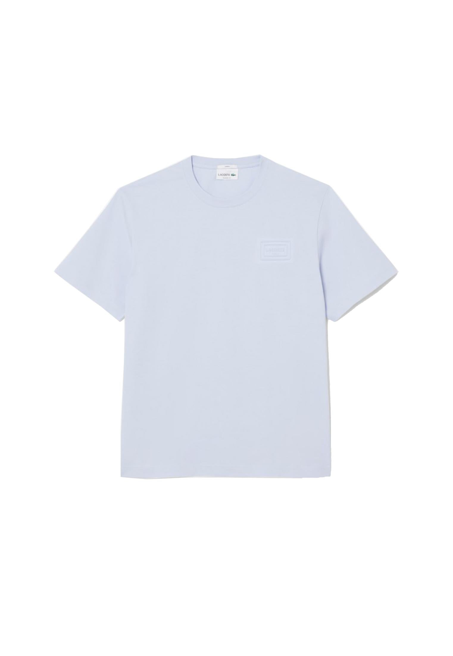 T-shirt girocollo cotone azzurra Lacoste P26 TH0753 J2GJ2G LACOSTE 