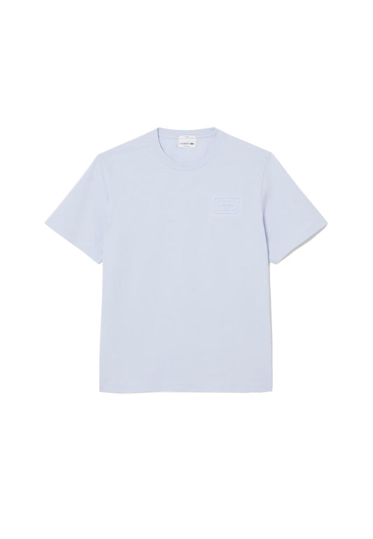T-shirt girocollo cotone azzurra Lacoste P26 TH0753 J2GJ2G LACOSTE 