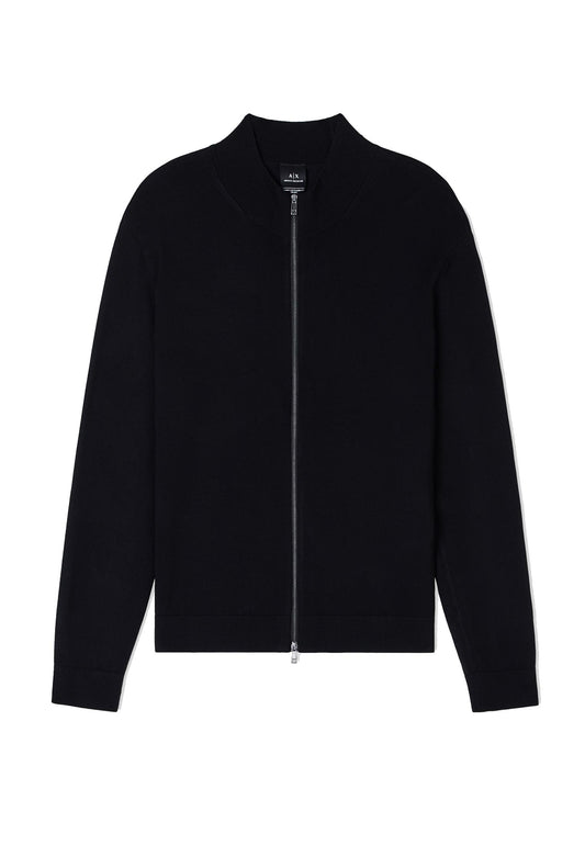 Maglione Cardigan con zip nero Armani Exchange A25 XM001279 AF10454 UC001UC001 ARMANI EXCHANGE 