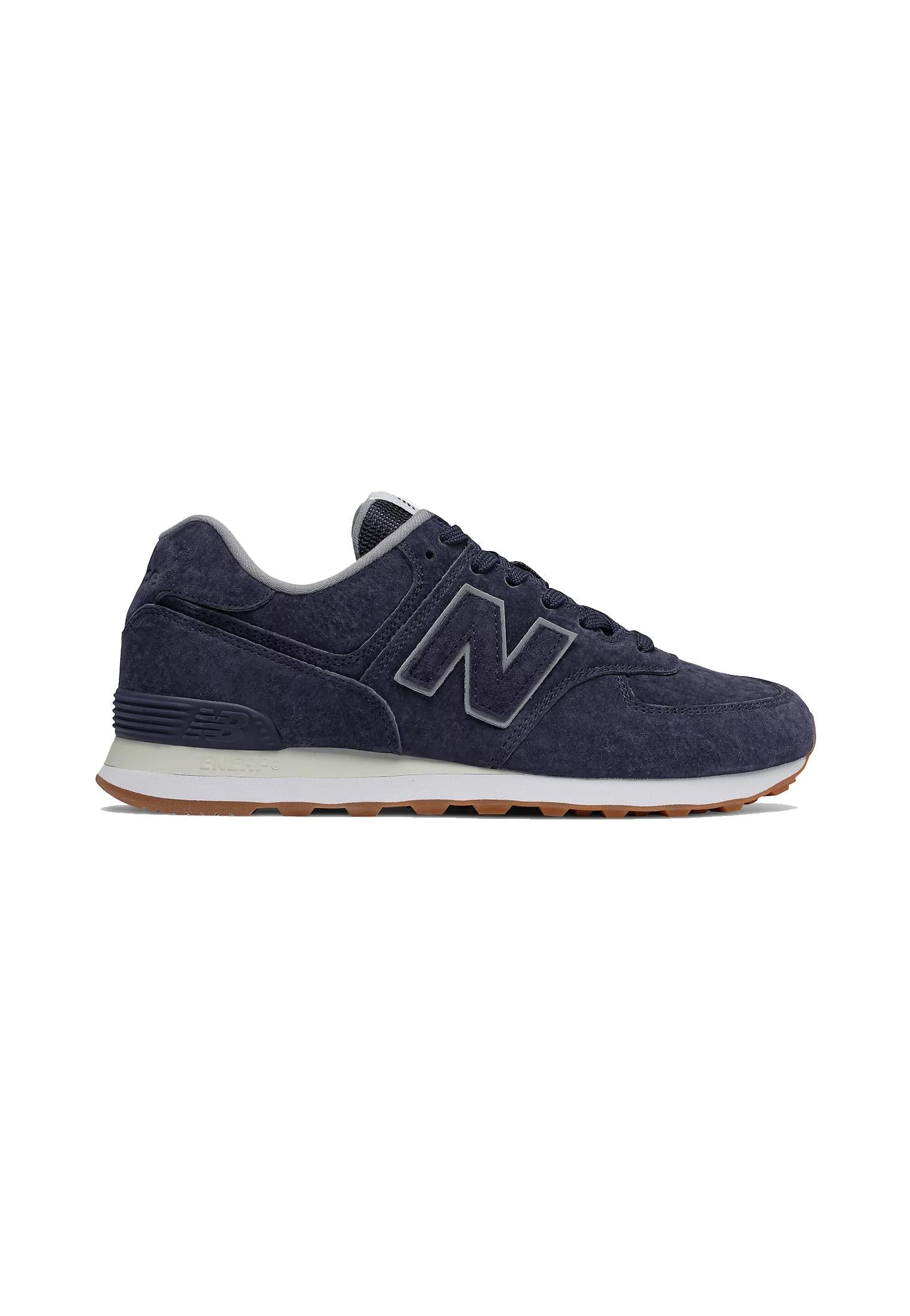 Scarpe sportive sneakers pelle blu 574 New Balance A25 NBML574EPA PIGMENT BLUEPIGMENT BLUE NEW BALANCE 