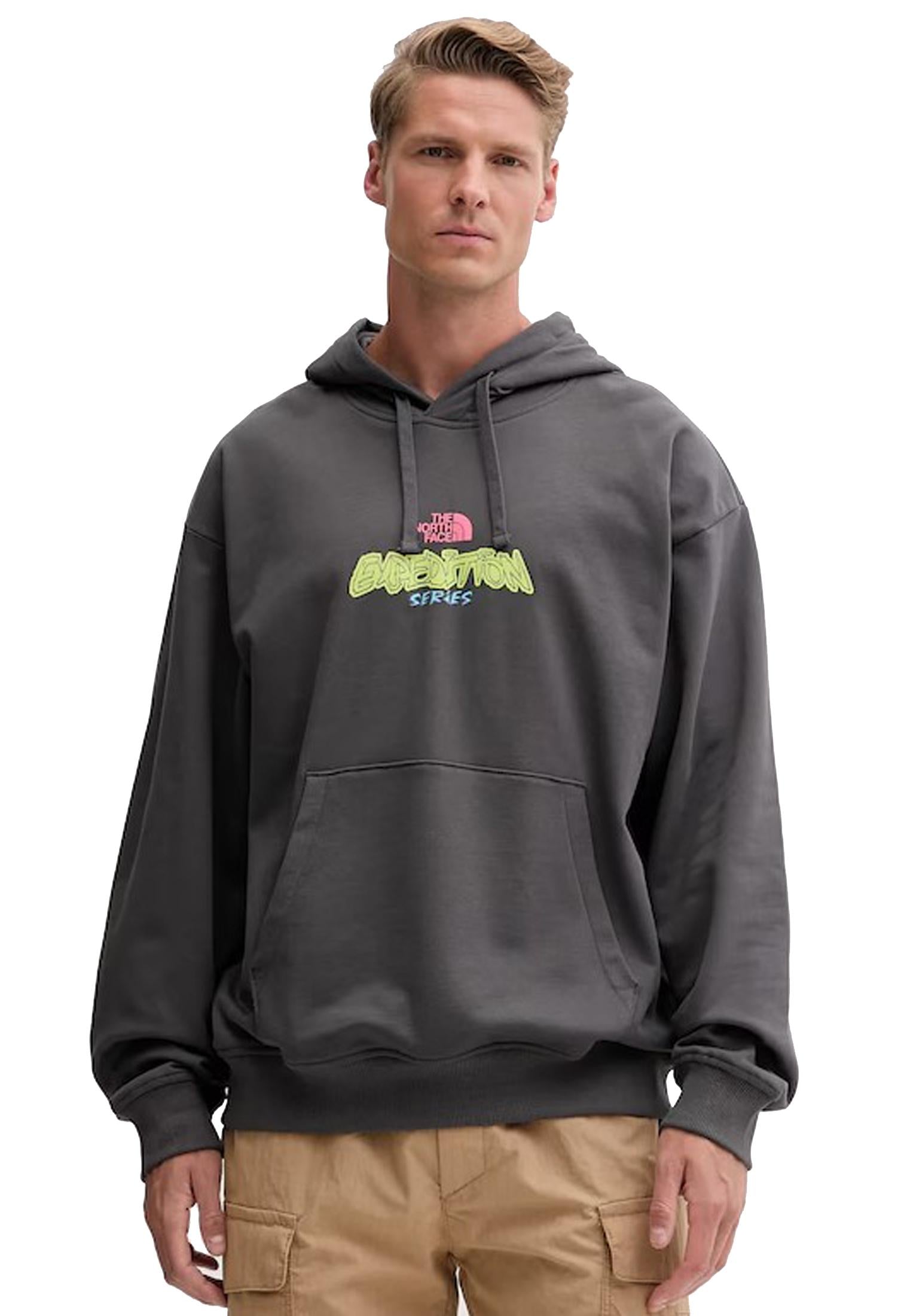 Felpa con cappuccio grigio Expedition Celebration The North Face A25 NF0A8E3FRHI1 NFRHINFRHI THE NORTH FACE 