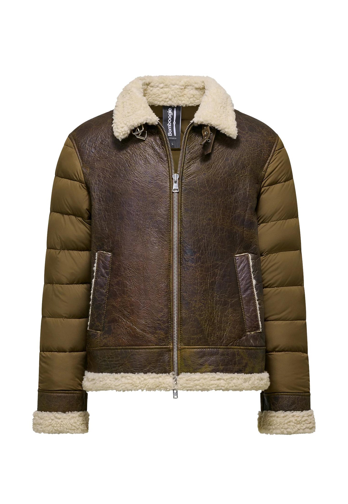Giacca corta pelle montone trapuntato Bomboogie A25 JMKLIM SSN510 BOMBOOGIE 