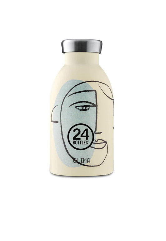 Borraccia termica White Calypso 330ml 24Bottles 1703- White Calipso 330 ml 24BOTTLES 