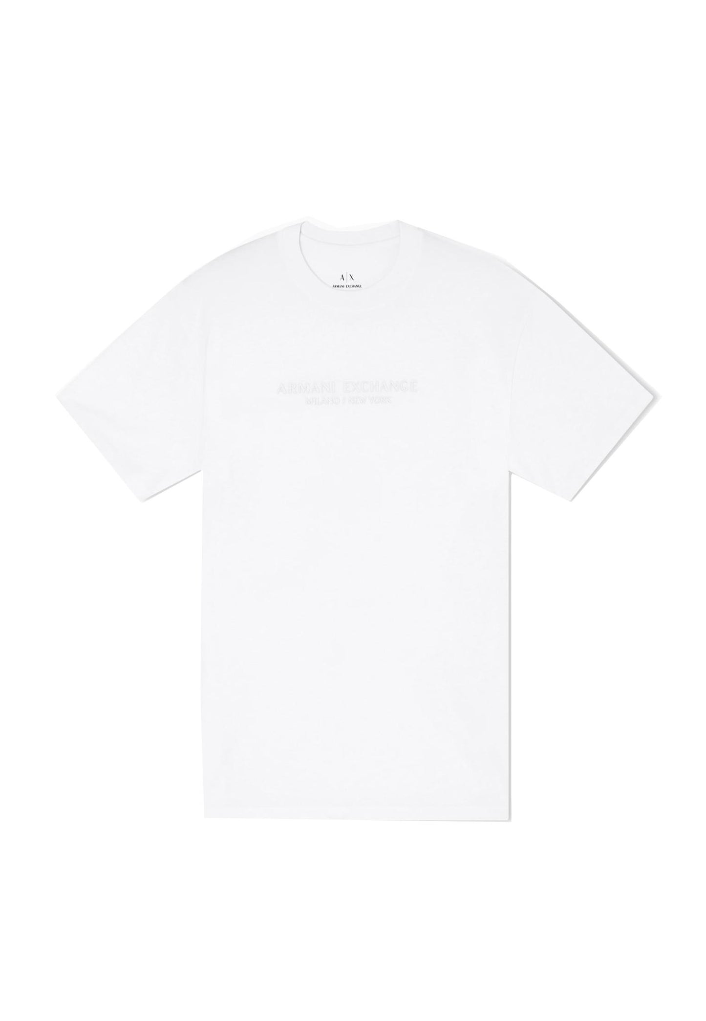 T-shirt girocollo bianca jersey cotone Armani Exchange P26 XM001280 AF10361 U0002U0002 ARMANI EXCHANGE 