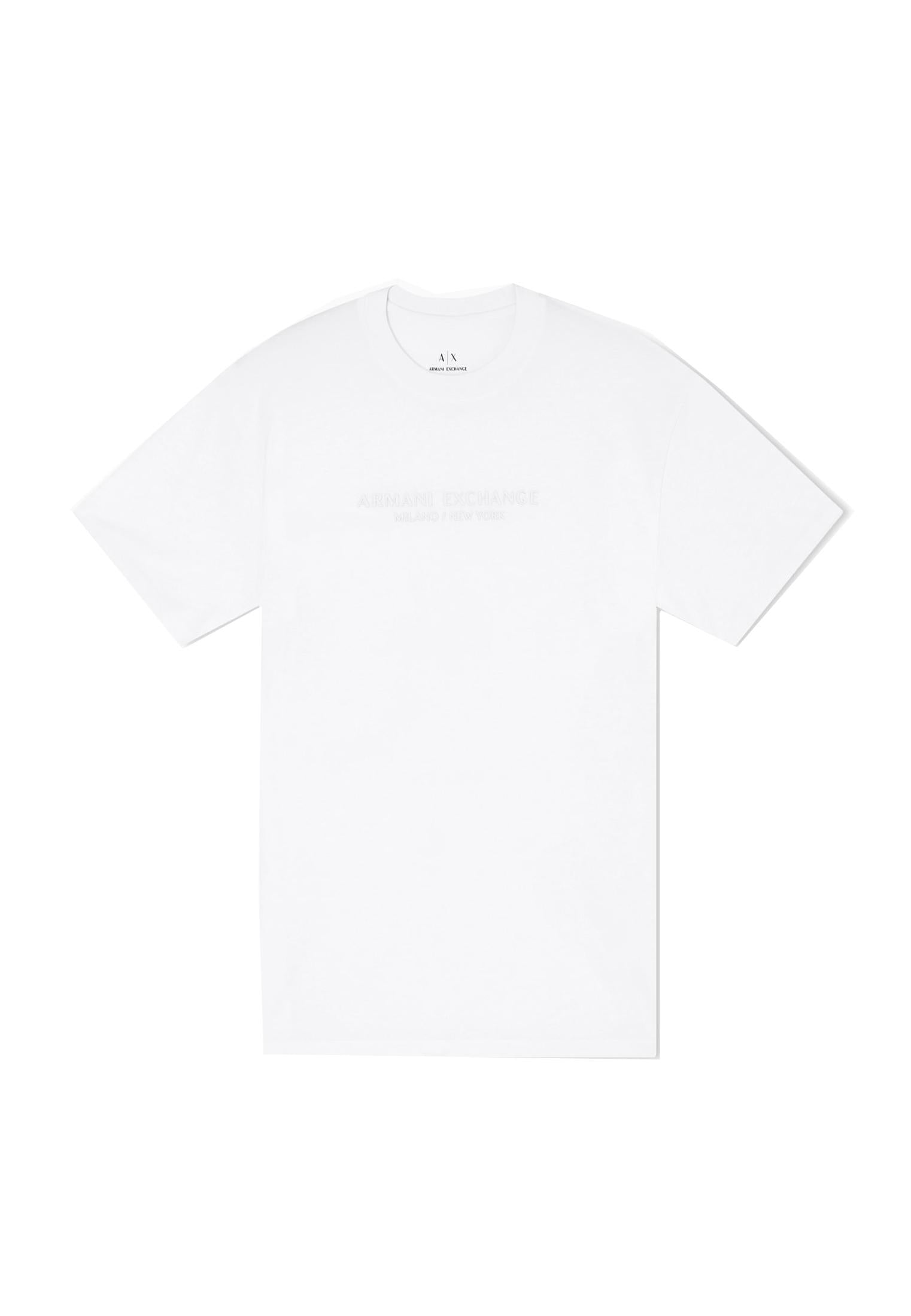 T-shirt girocollo bianca jersey cotone Armani Exchange P26 XM001280 AF10361 U0002U0002 ARMANI EXCHANGE 