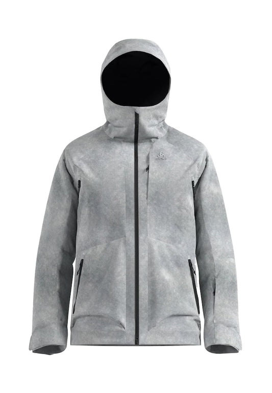 Giacca da sci grigia imbottita impermeabile Descent Pow Odlo A25 560772 1035010350 ODLO 