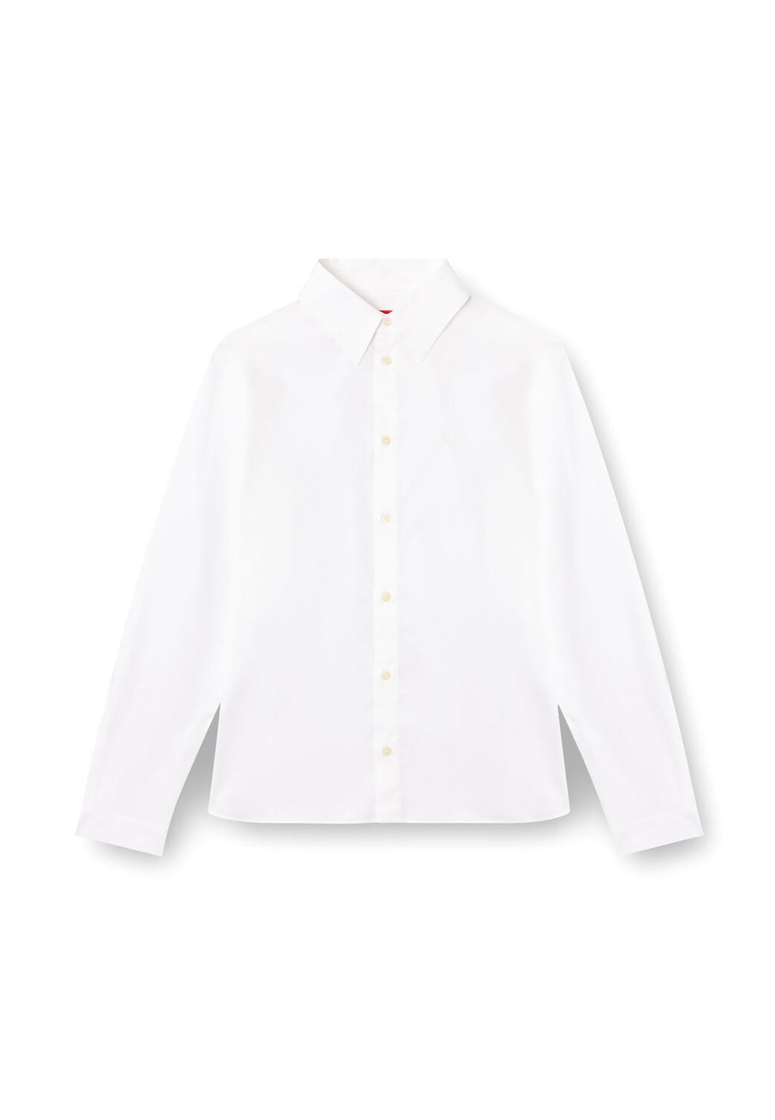 Camicia bianca cotone biologico popeline Diesel A25 A19670-0QFAV 100100 DIESEL 