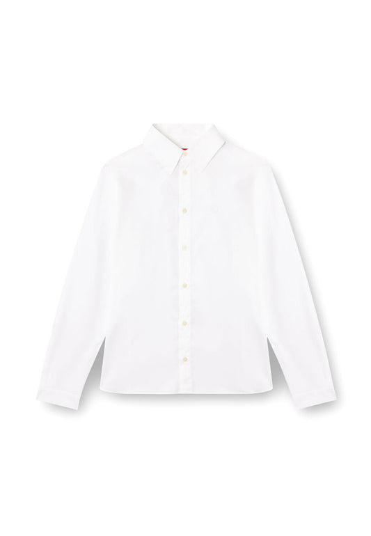 Camicia bianca cotone biologico popeline Diesel A25 A19670-0QFAV 100100 DIESEL 