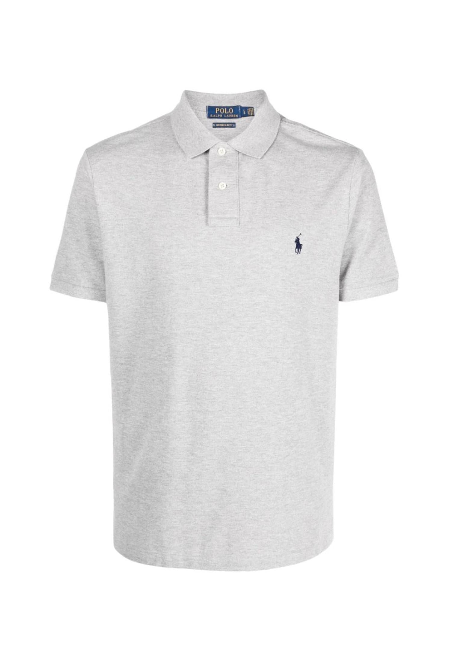 Polo a mezza manica grigia Polo Ralph Lauren P26 710782592003 ANDOVER HEATHER/C7927 POLO RALPH LAUREN 