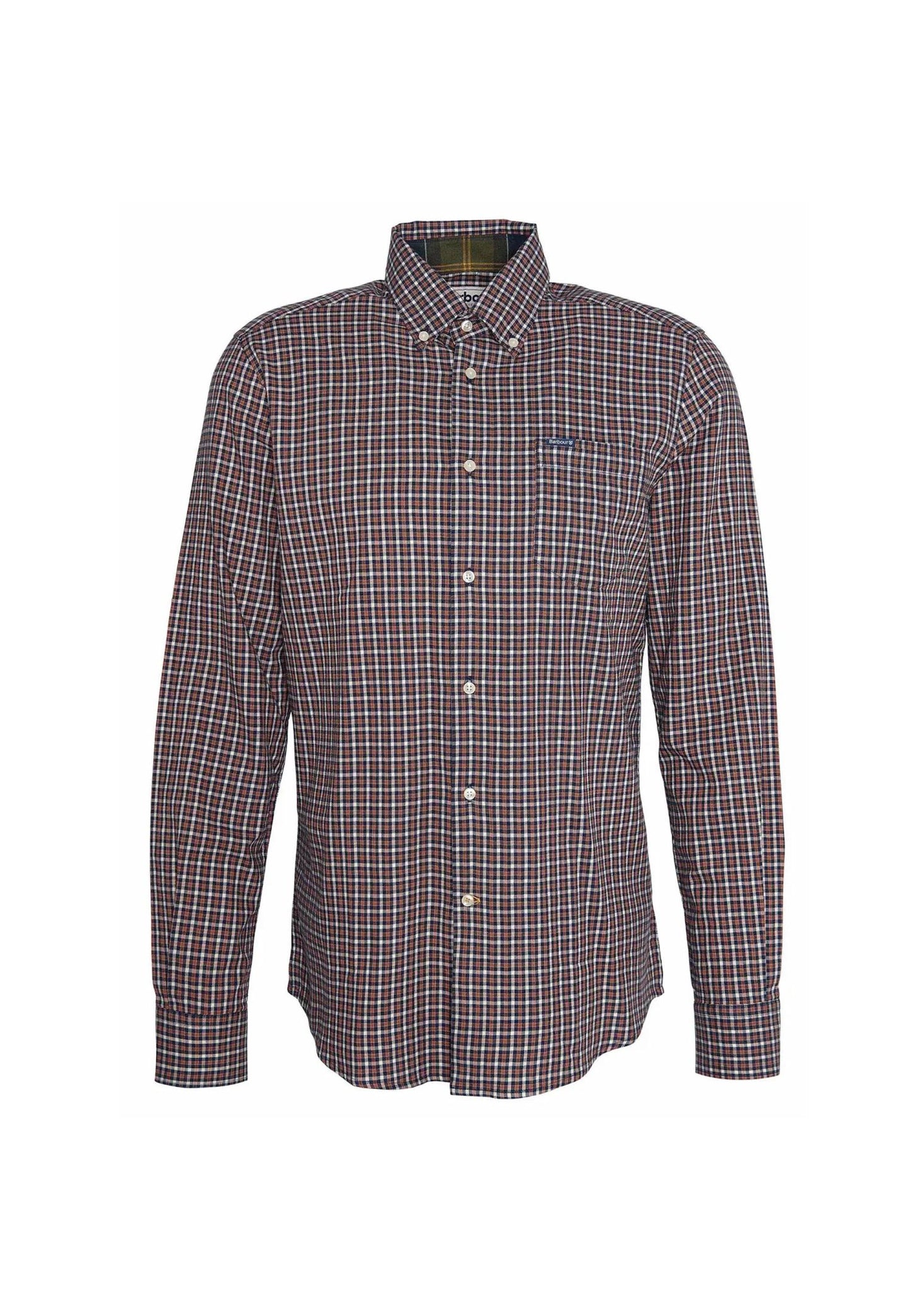 Camicia sartoriale blu quadrati Padshaw Barbour A25 252MMSH5027 NY91NY91 BARBOUR 