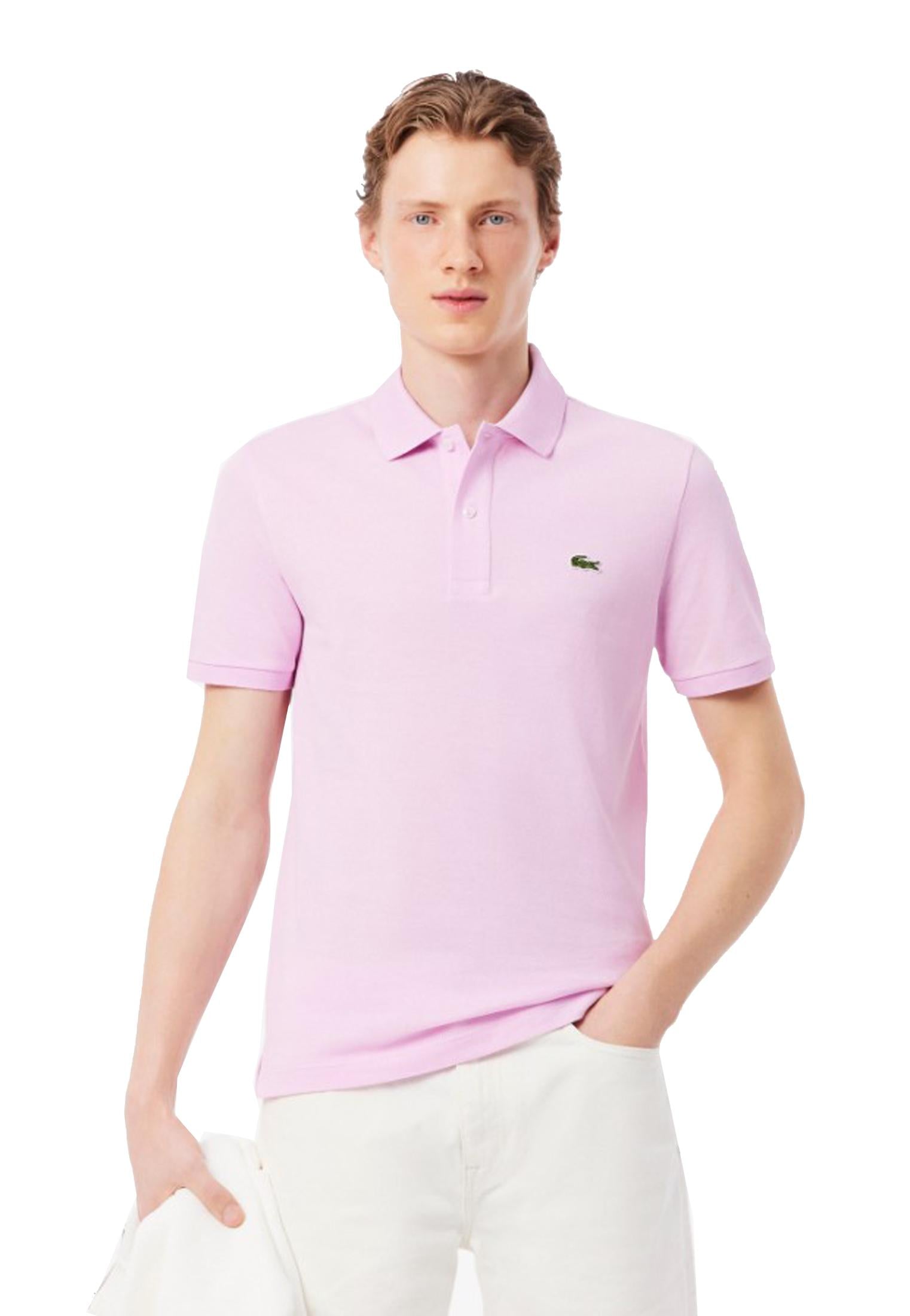 Polo mezza manica rosa cotone slim fit Lacoste P26 PH4012 Z4HZ4H LACOSTE 