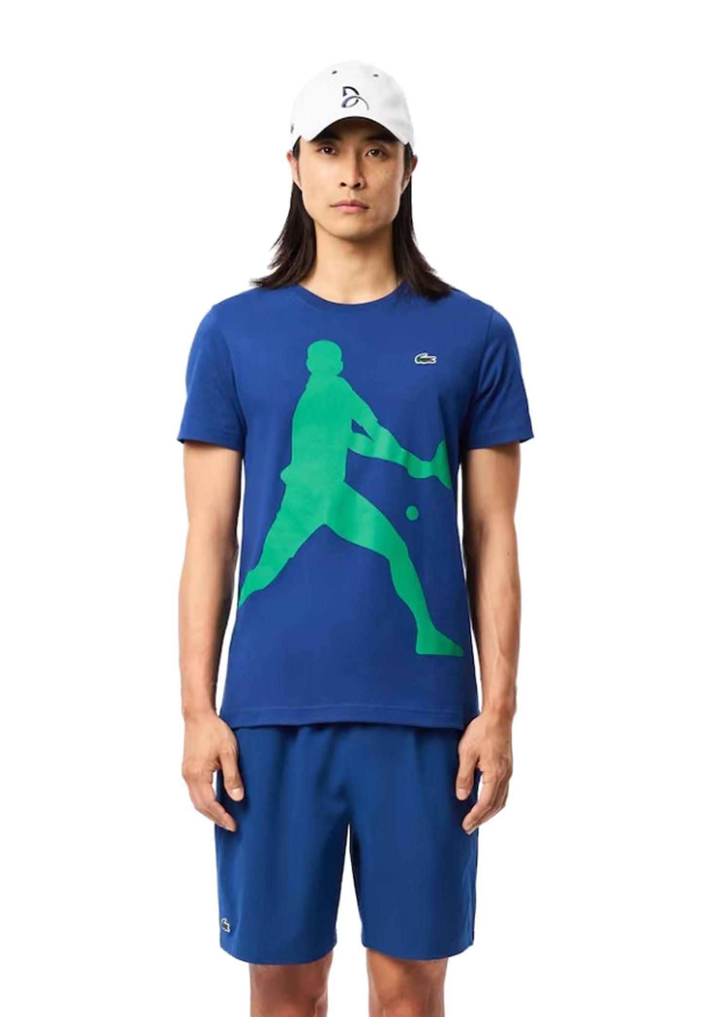 Pantaloni corti tennis blu Lacoste A24 GH7413 HBMHBM LACOSTE 