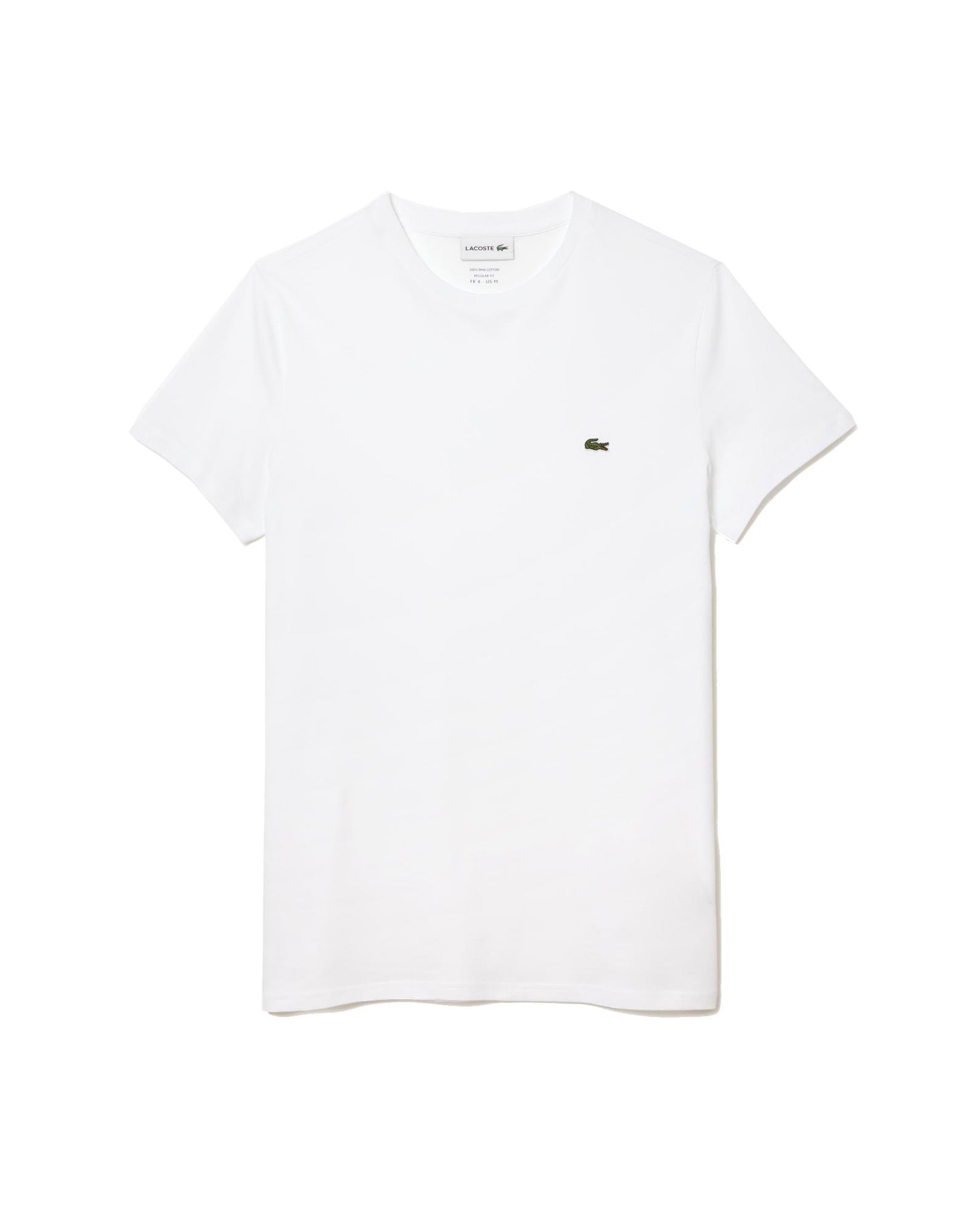 T-shirt a girocollo in jersey di cotone Pima tinta unita Lacoste P25 TH6709 11 LACOSTE 