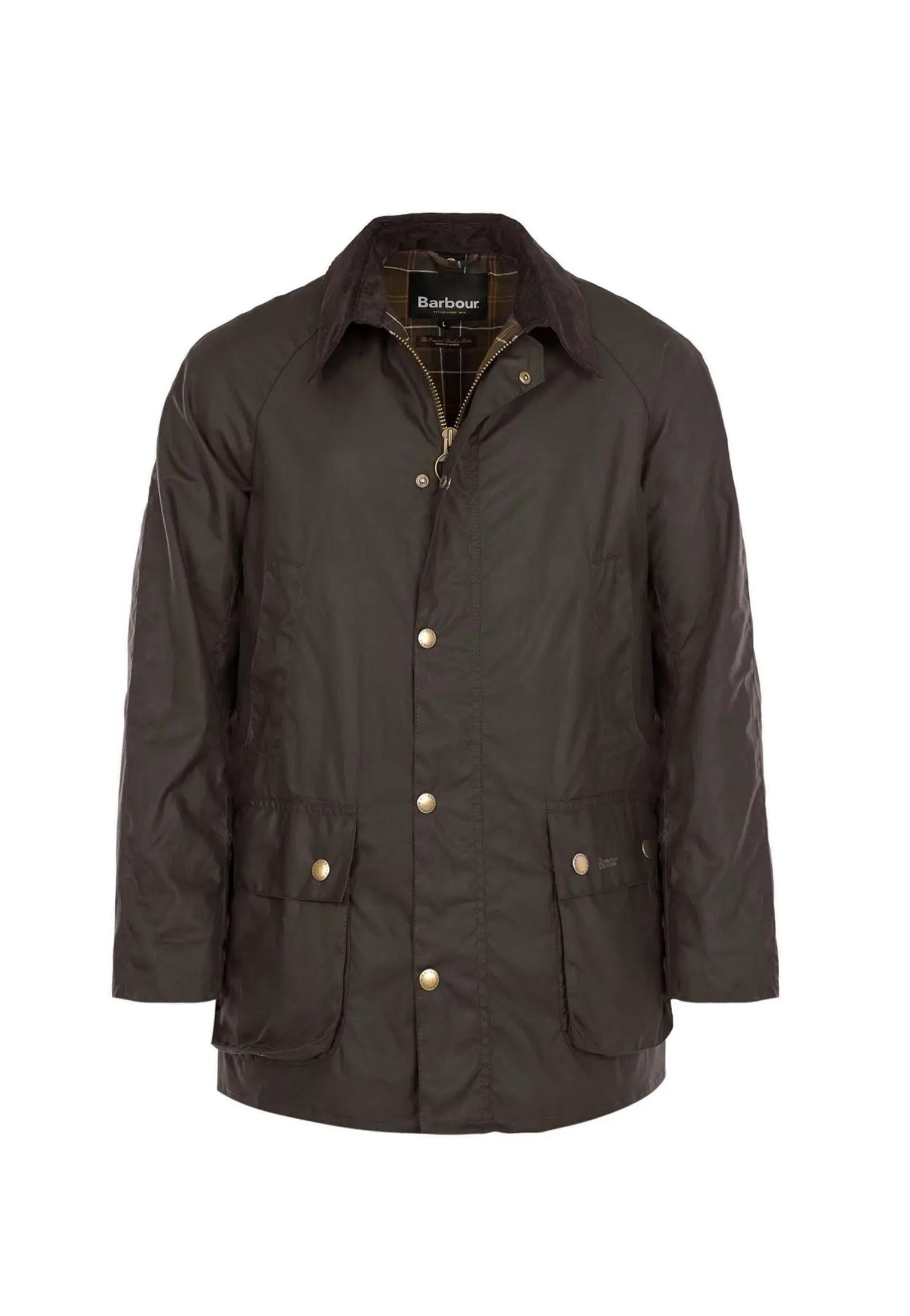 Giacca cerata verde oliva Ashby Barbour A25 252MMWX0339 OL71OL71 BARBOUR 