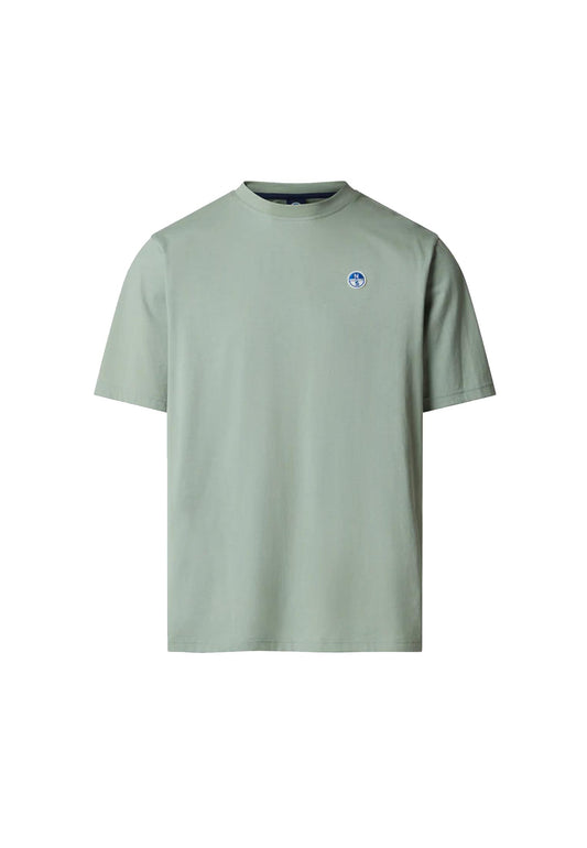 T-shirt girocollo verde salvia cotone North Sails P26 692990 04280428 NORTH SAILS 