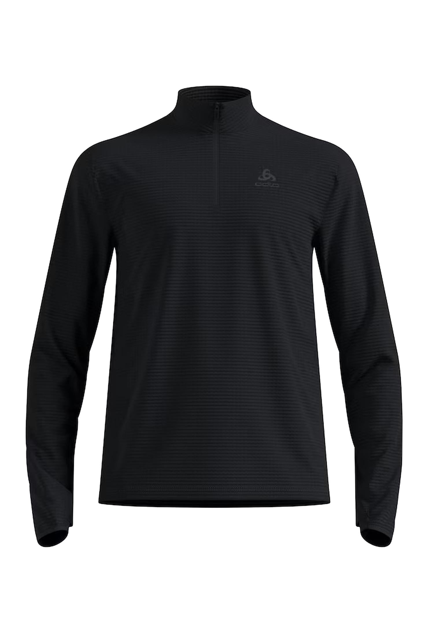 Pile ultra leggero mid layer mezza zip nero termico running Odlo A25 316012 1500015000 ODLO 
