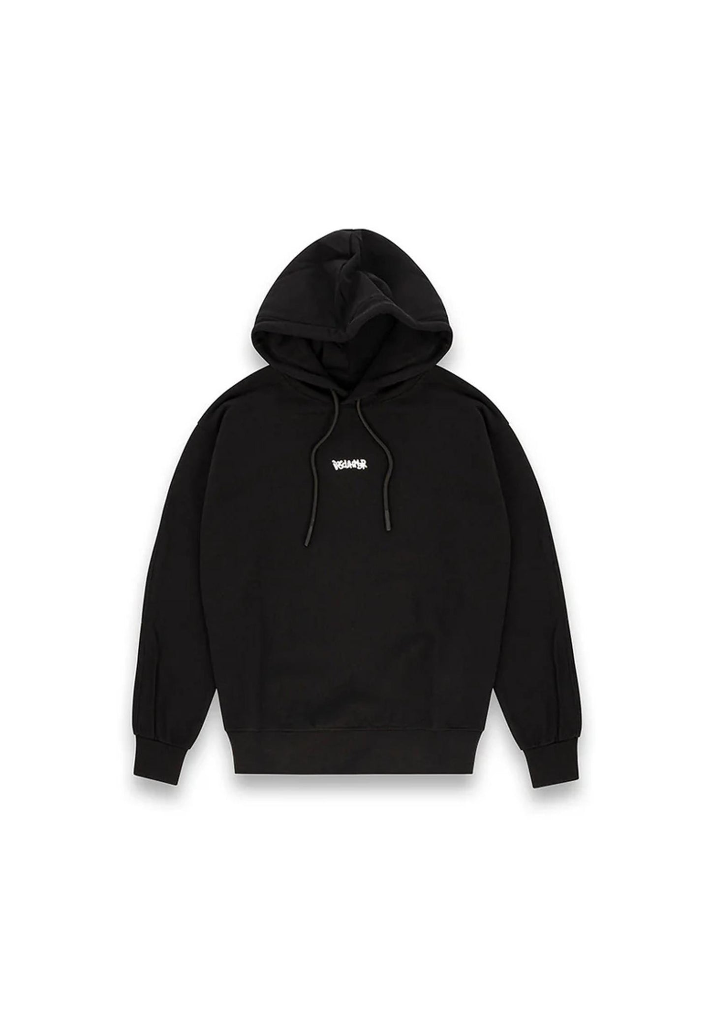 Felpa con cappuccio nera cotone Disclaimer A25 25IDS55100 //NERO/NERO DISCLAIMER 