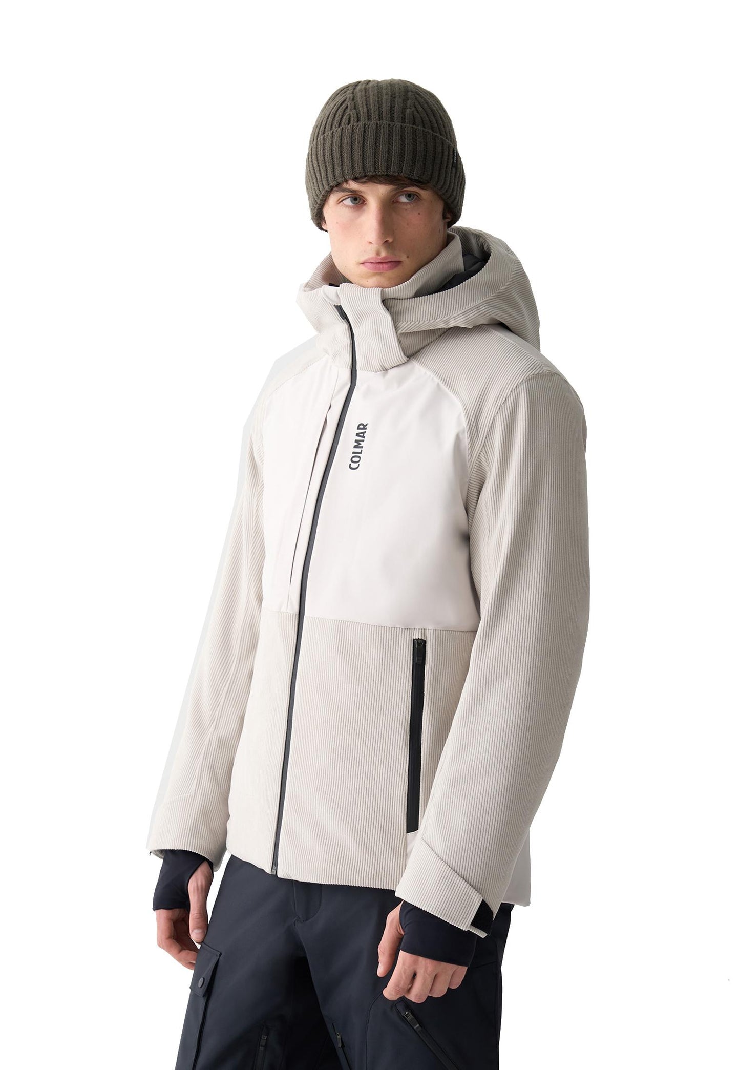 Giacca Giubbotto da sci beige in velluto Timeless Colmar A25 1361 7YS126 COLMAR 