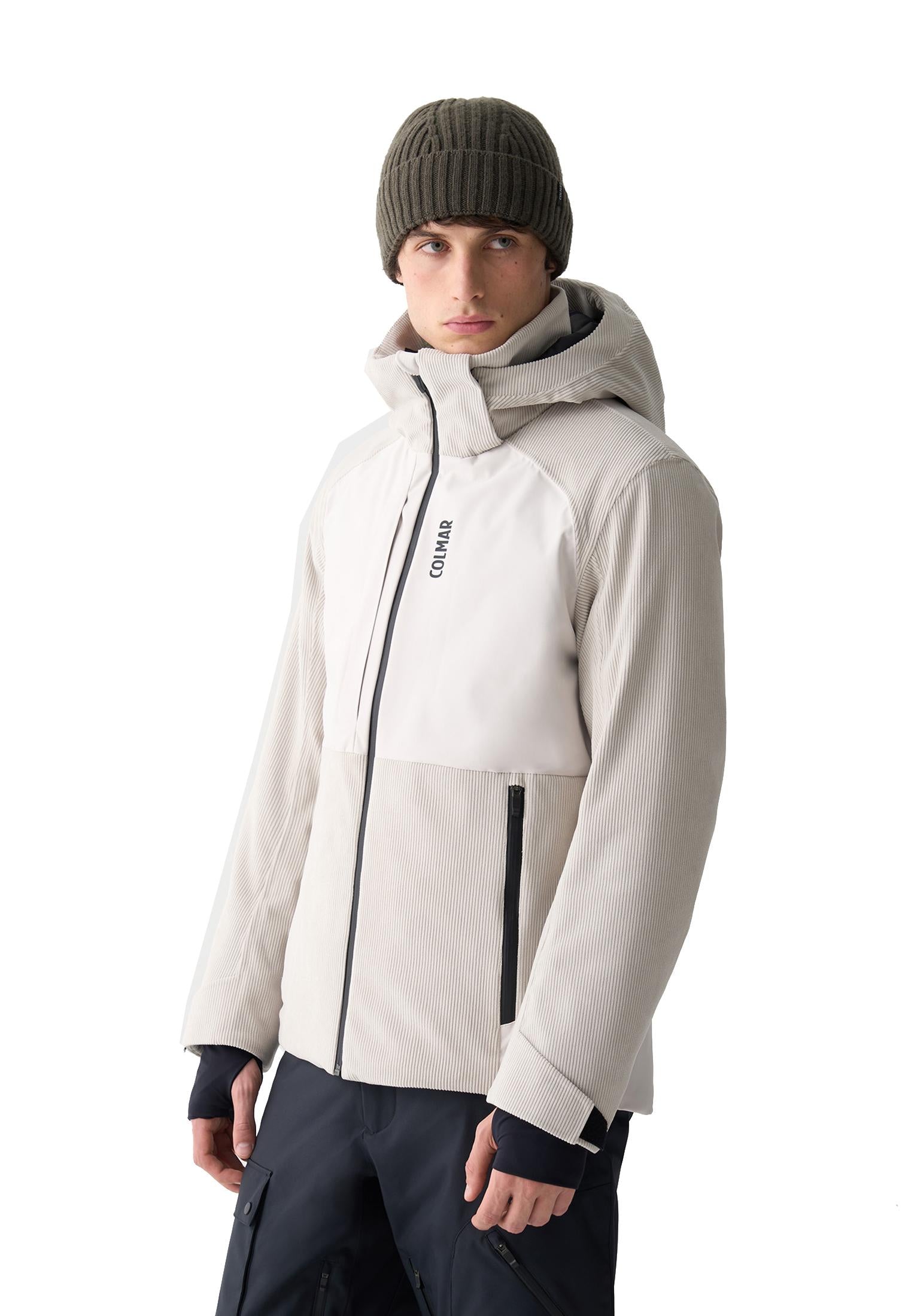 Giacca Giubbotto da sci beige in velluto Timeless Colmar A25 1361 7YS126 COLMAR 