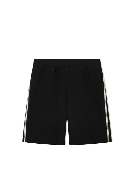 Pantaloni corti Bermuda sportivi neri misto cotone EA7 Armani P26 7M001481 AF12660 UC001UC001 EA7 