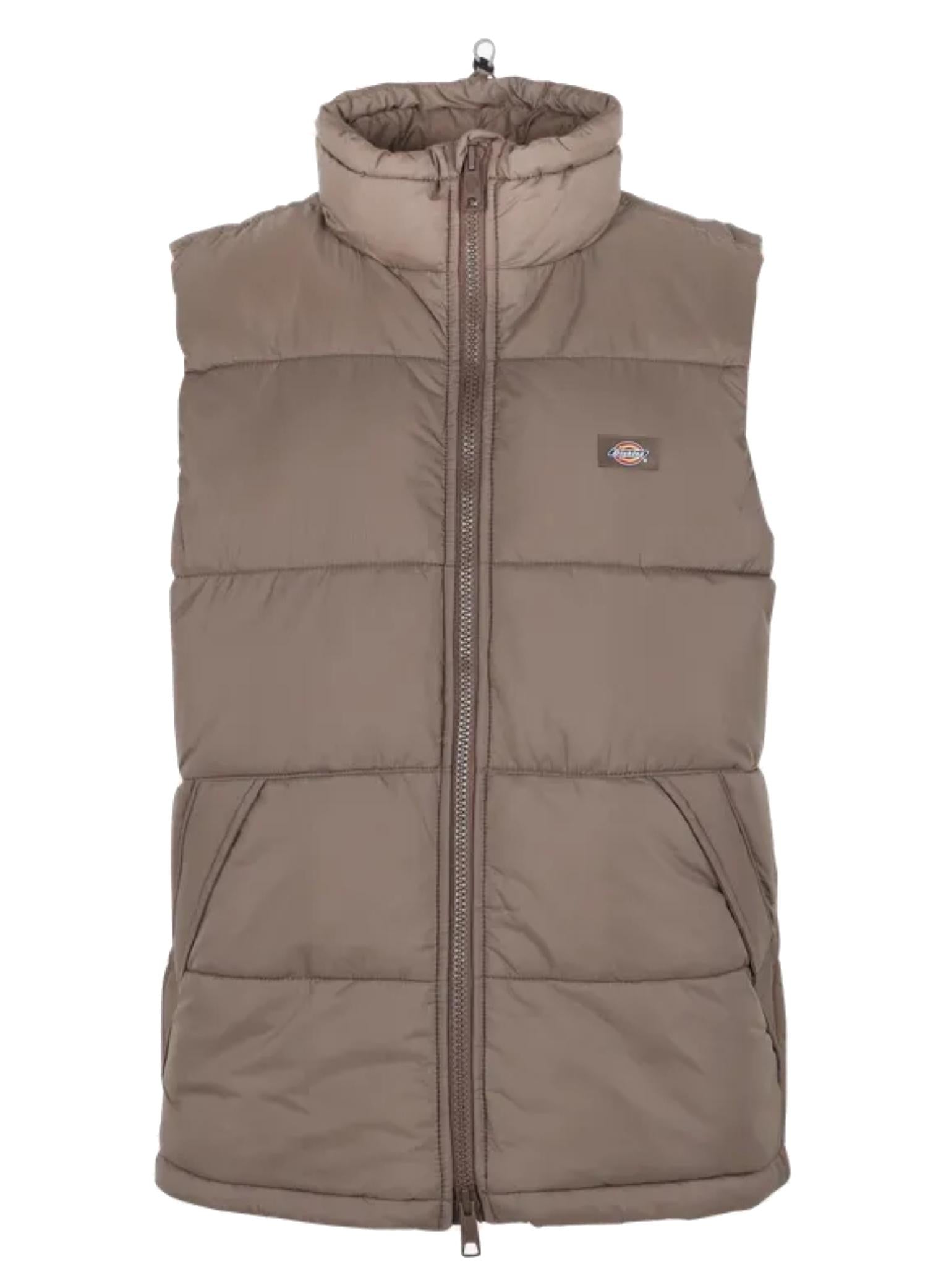 Piumino Waldenburg imbottito smanicato marrone fungo Dickies A24 DK0A4Y2KMR11 DKMR1DKMR1 DICKIES 