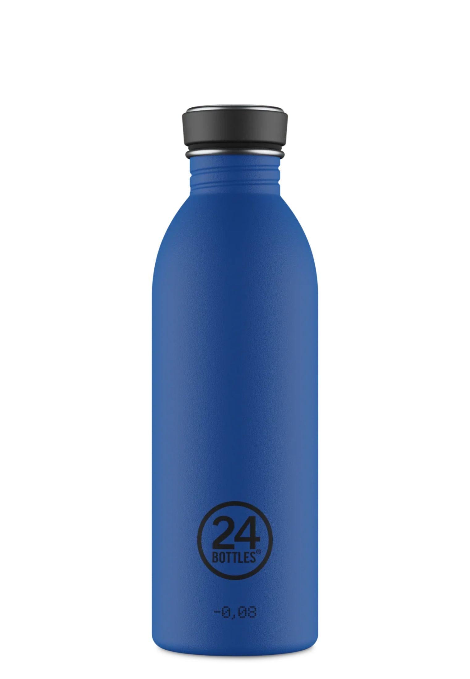 Urban Bottle Gold Blue 500 ml. 24Bottles borraccia non termica 668 - STONE GOLD BLUE 500 MLSTONE GOLD BLUE 24BOTTLES 