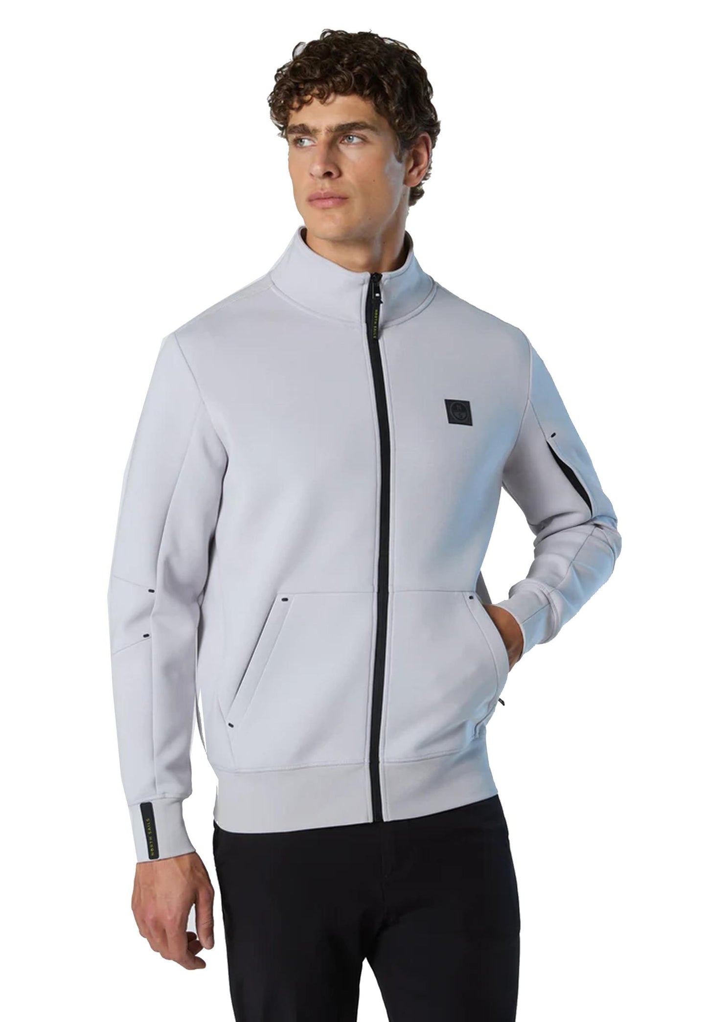 Felpa grigia full zip Scuba North Sails A25 691095 09160916 NORTH SAILS 