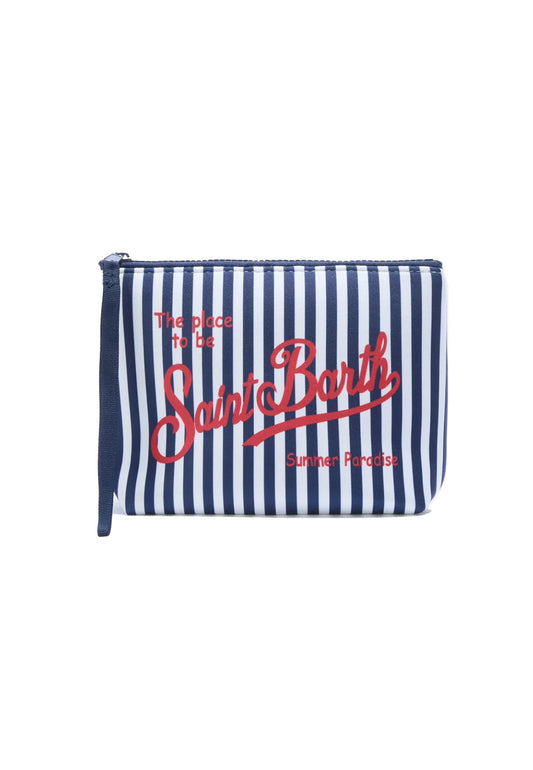 Pochette Aline scuba a righe blu MC2 Saint Barth P26 ALIN001 07714L07714L MC2 