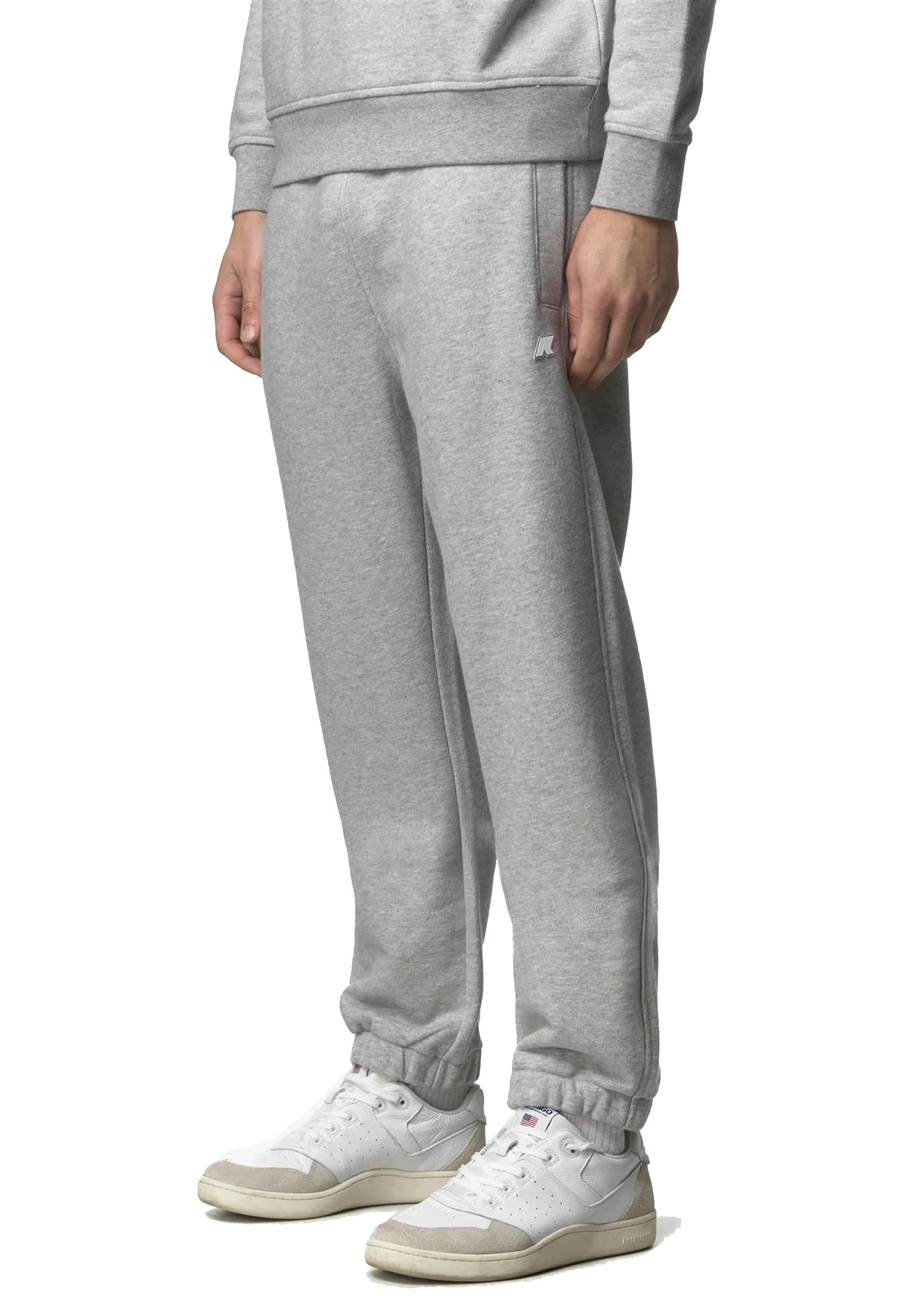 Pantaloni jogging grigio felpato Mickyel K-way A25 K2126LW AHZAHZ K-WAY 