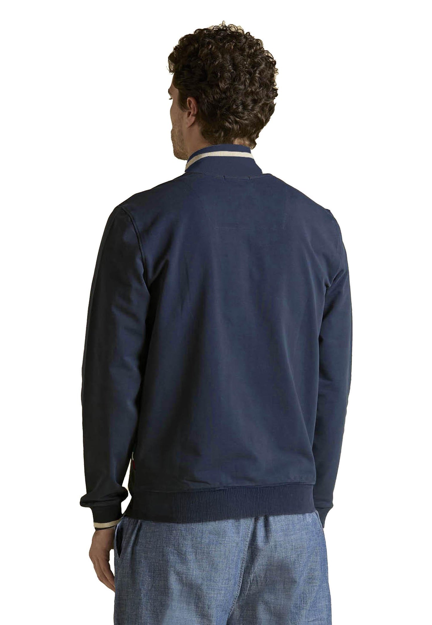 Felpa full zip blu Frecce Tricolori Aeronautica Militare P26 261FE2089UF00674 0818408184 AERONAUTICA MILITARE 