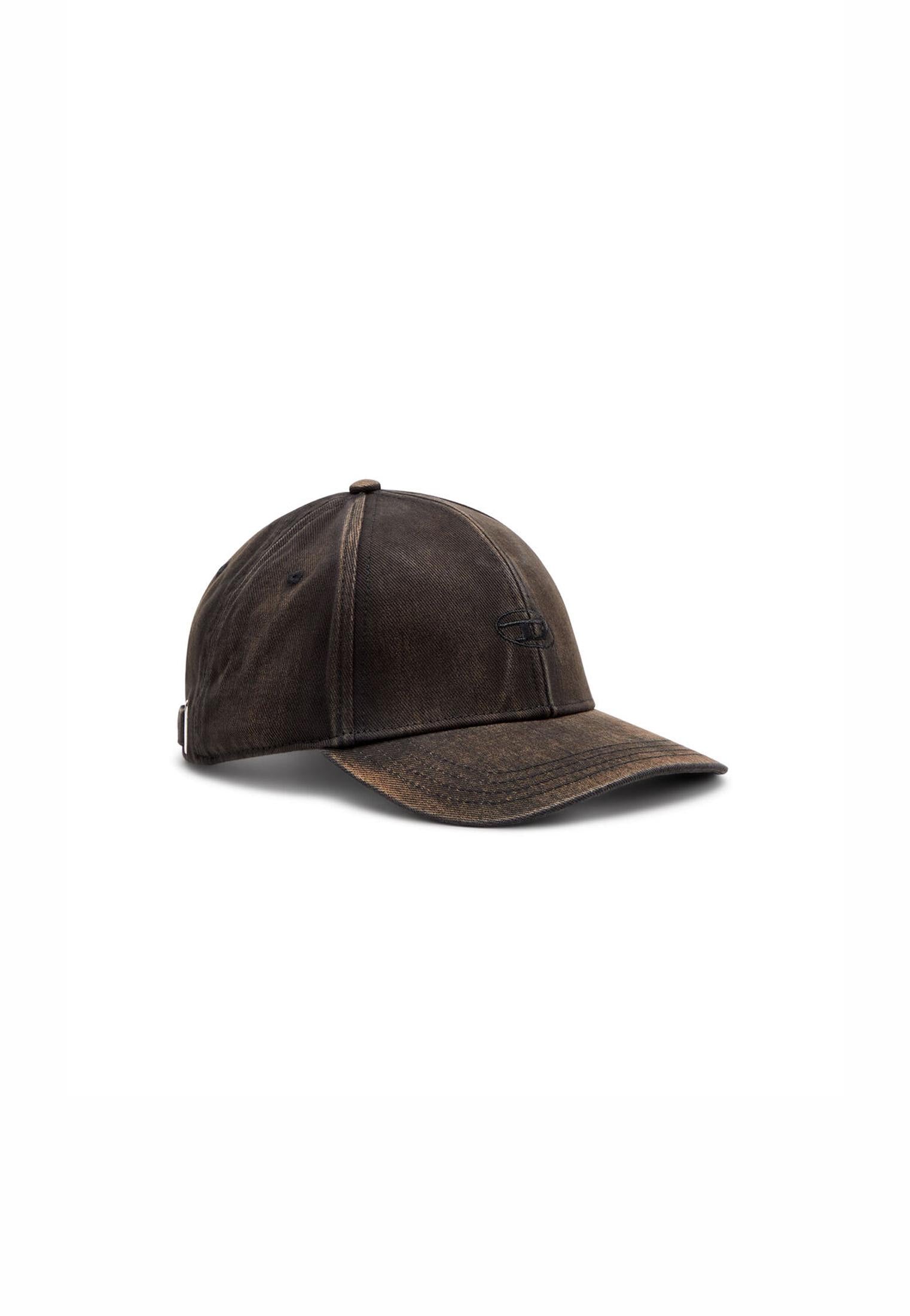 Cappello da baseball nero cotone Diesel P26 A113610BLAA 9XX4 DIESEL 