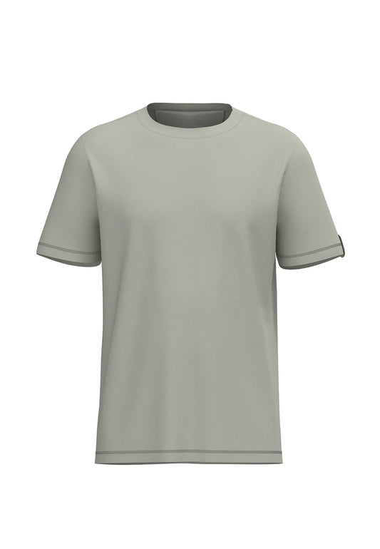 T-shirt girocollo beige tecnica misto lana merino RH+ P26 EZX0352 S084S084 RH+ 