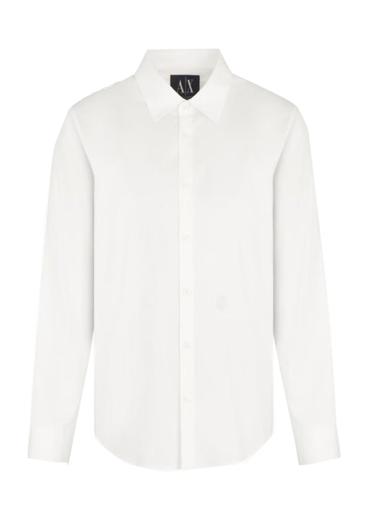 Camicia classica bianca cotone Armani Exchange P25