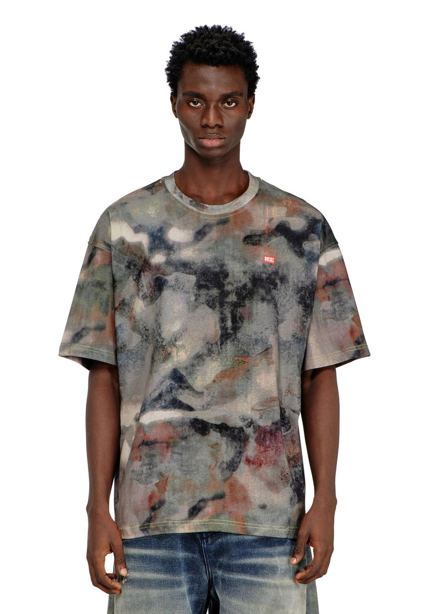 T-shirt girocollo multicolor cotone T-Boxt-V7 Diesel P26 A202130WFCV 8ATA400 DIESEL 