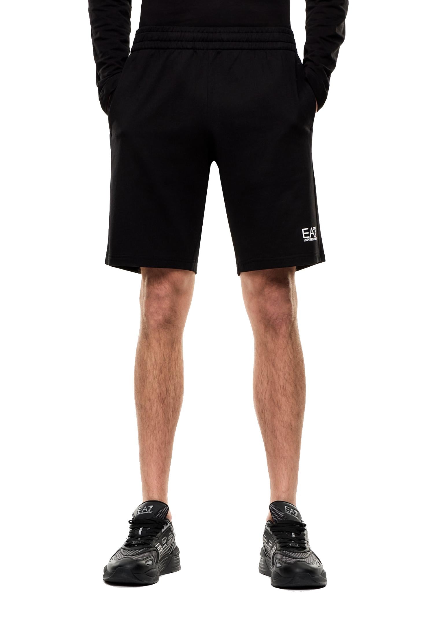 Pantaloncini corti shorts neri sportivi EA7 Armani P26 8NPS65 PJVRZ 12001200 EA7 