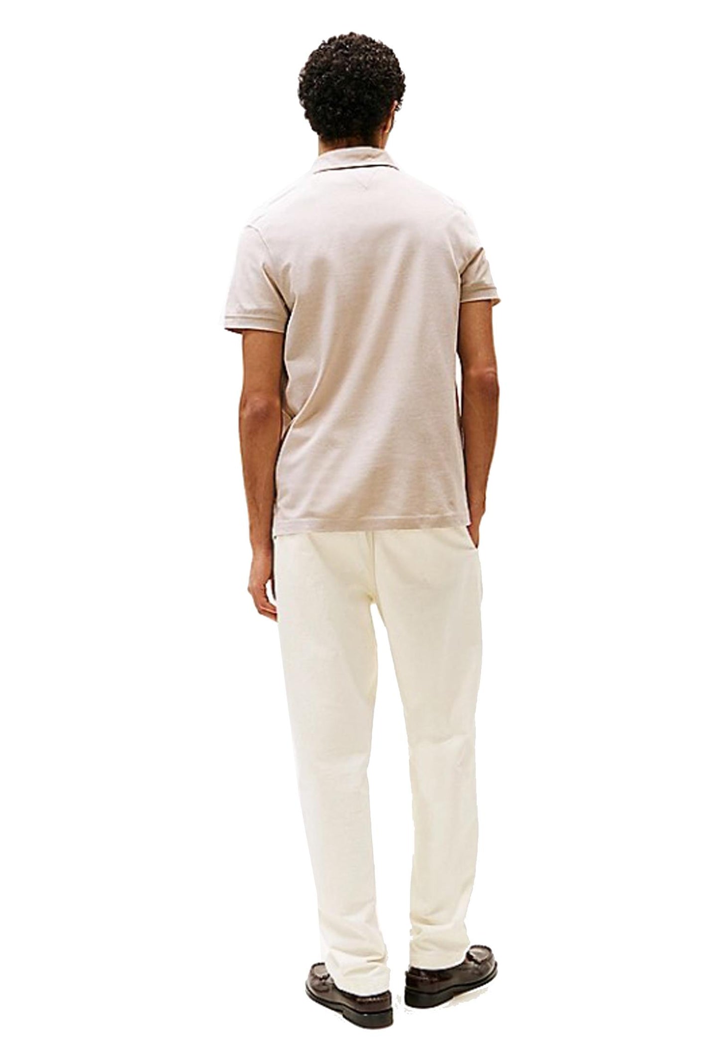 Polo cotone beige regular fit Tommy Hilfiger P25