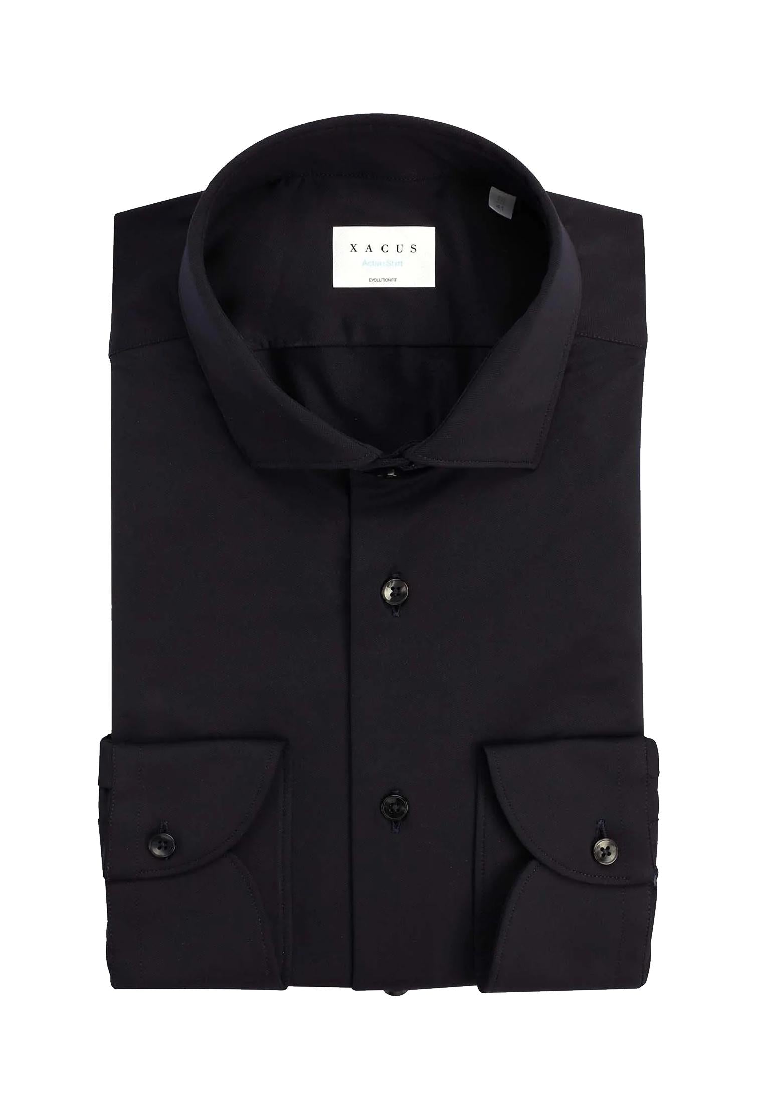 Camicia cotone blu notte Xacus P24 ACT558ML 11460055 XACUS 