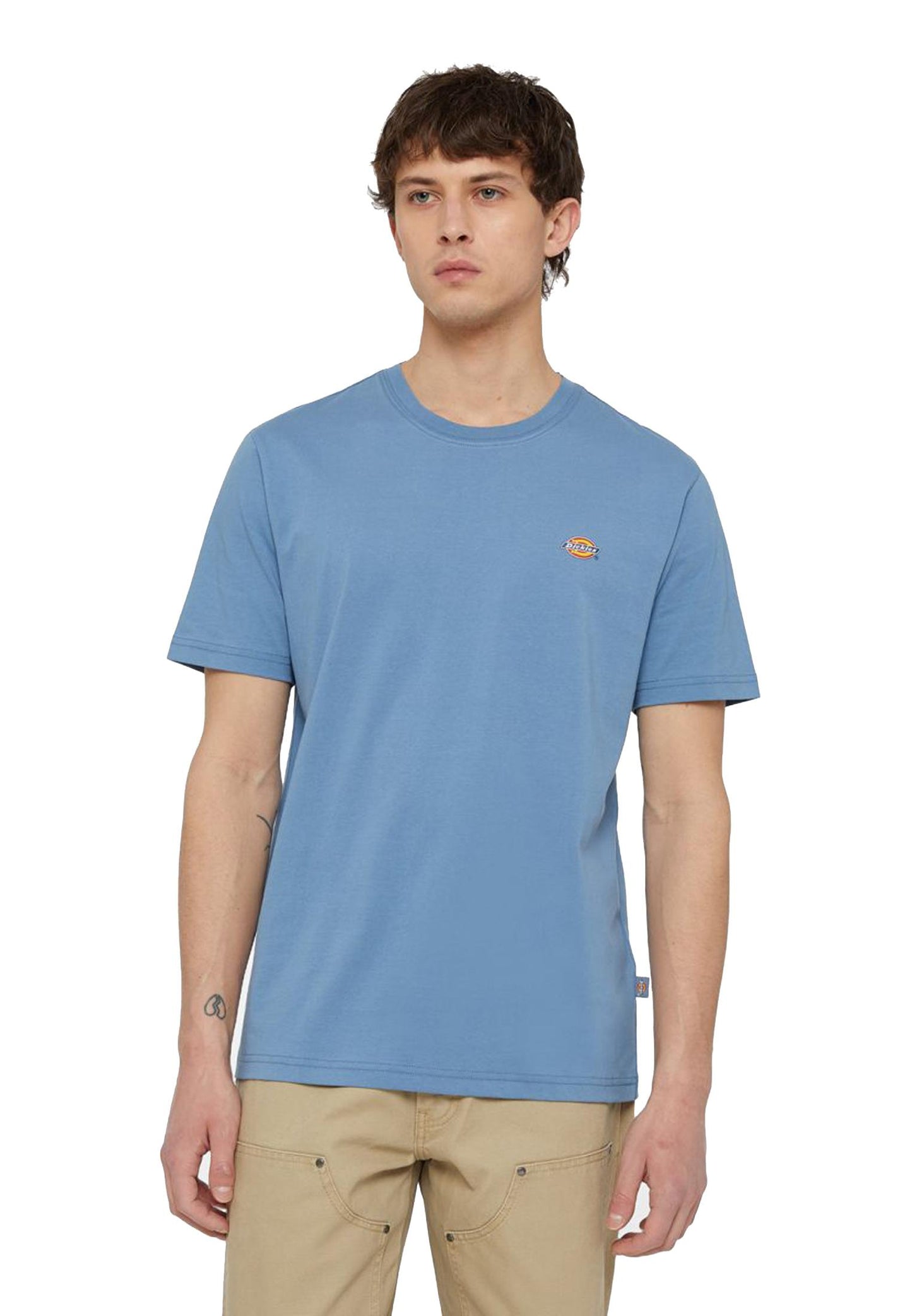 T-shirt girocollo cotone blu Mapleton Dickies P24 DK0A4XDBH171 H171 DICKIES 