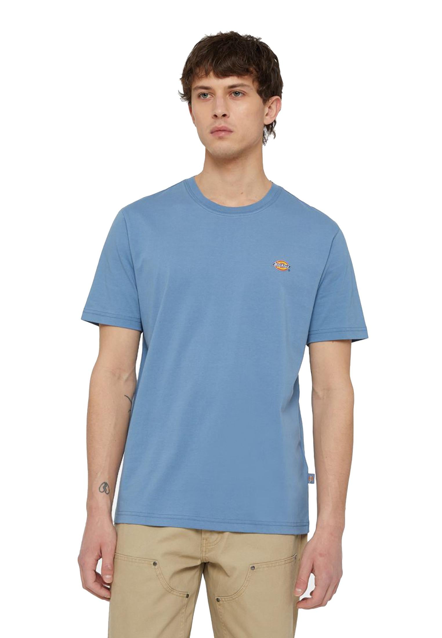 T-shirt girocollo cotone blu Mapleton Dickies P24 DK0A4XDBH171 H171 DICKIES 