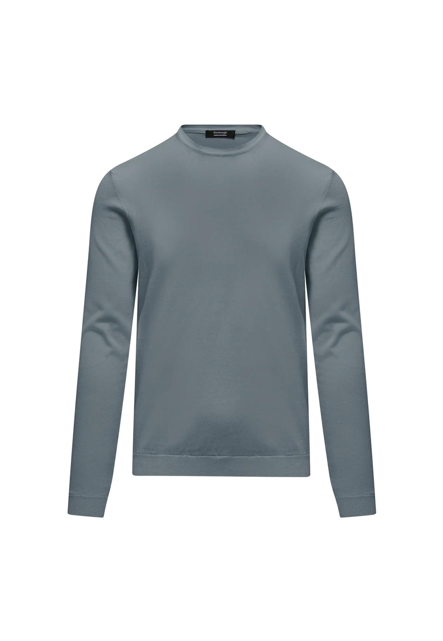 Maglia pullover girocollo blu marino Bomboogie P26 MM7016KTP6 246F246F BOMBOOGIE 