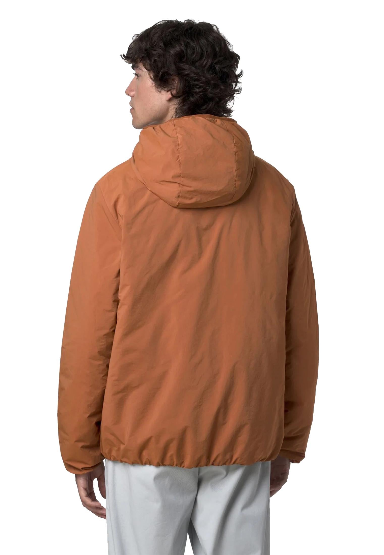 Giacca arancione imbottita blu Jack Plain Warm K-Way A25 K2136DW WGGWGG K-WAY 